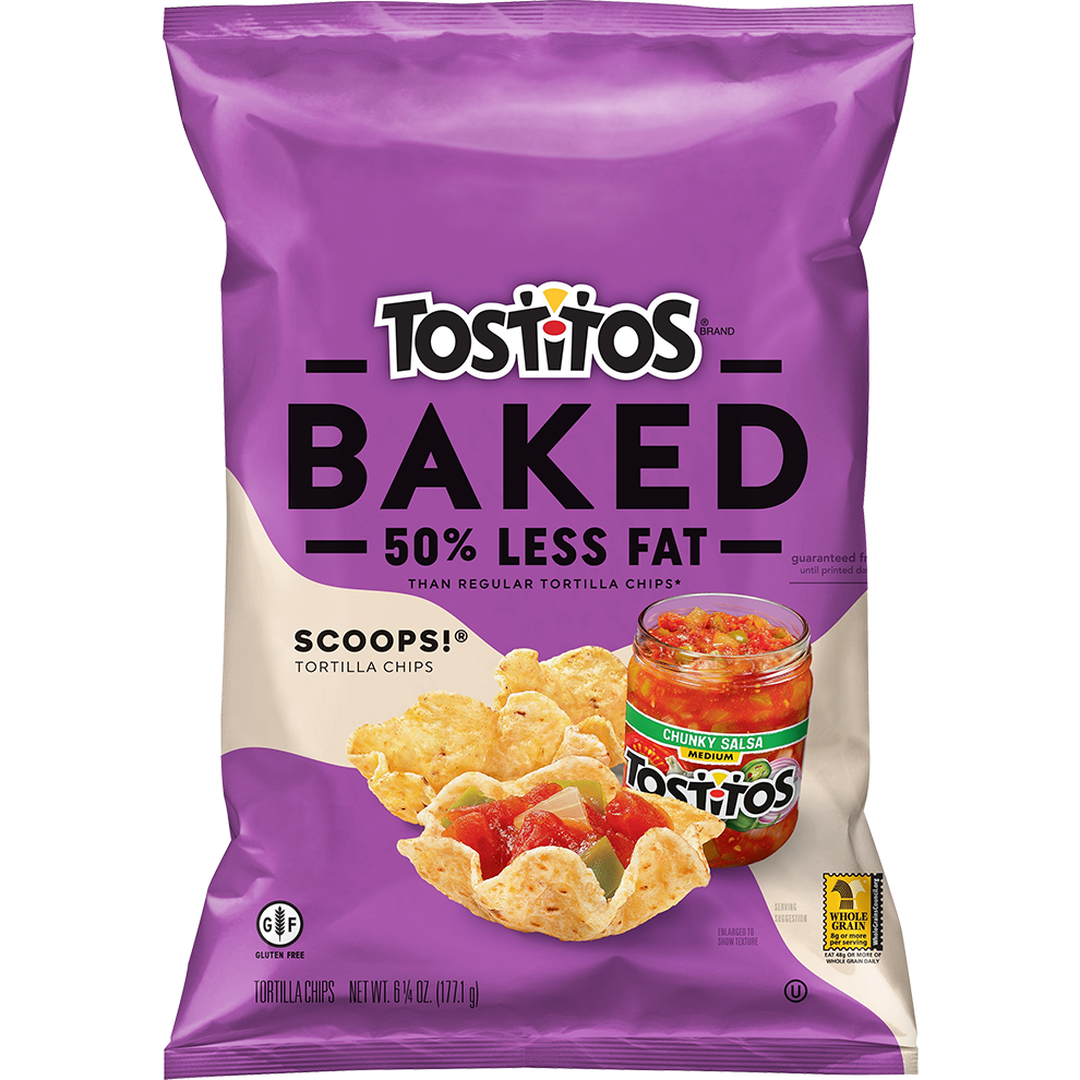 TOSTITOS Baked SCOOPS Tortilla Chips FritoLay